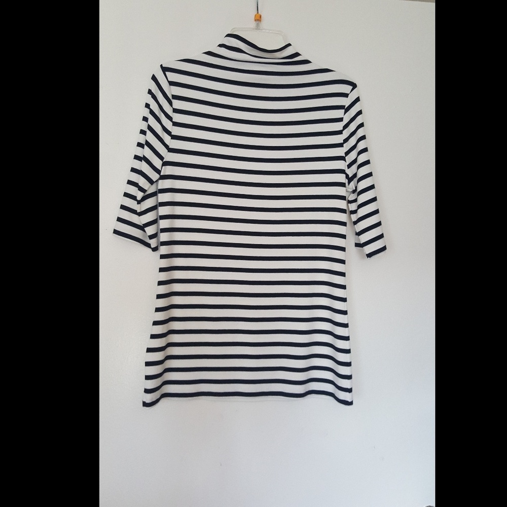 White house Black market striped blouse